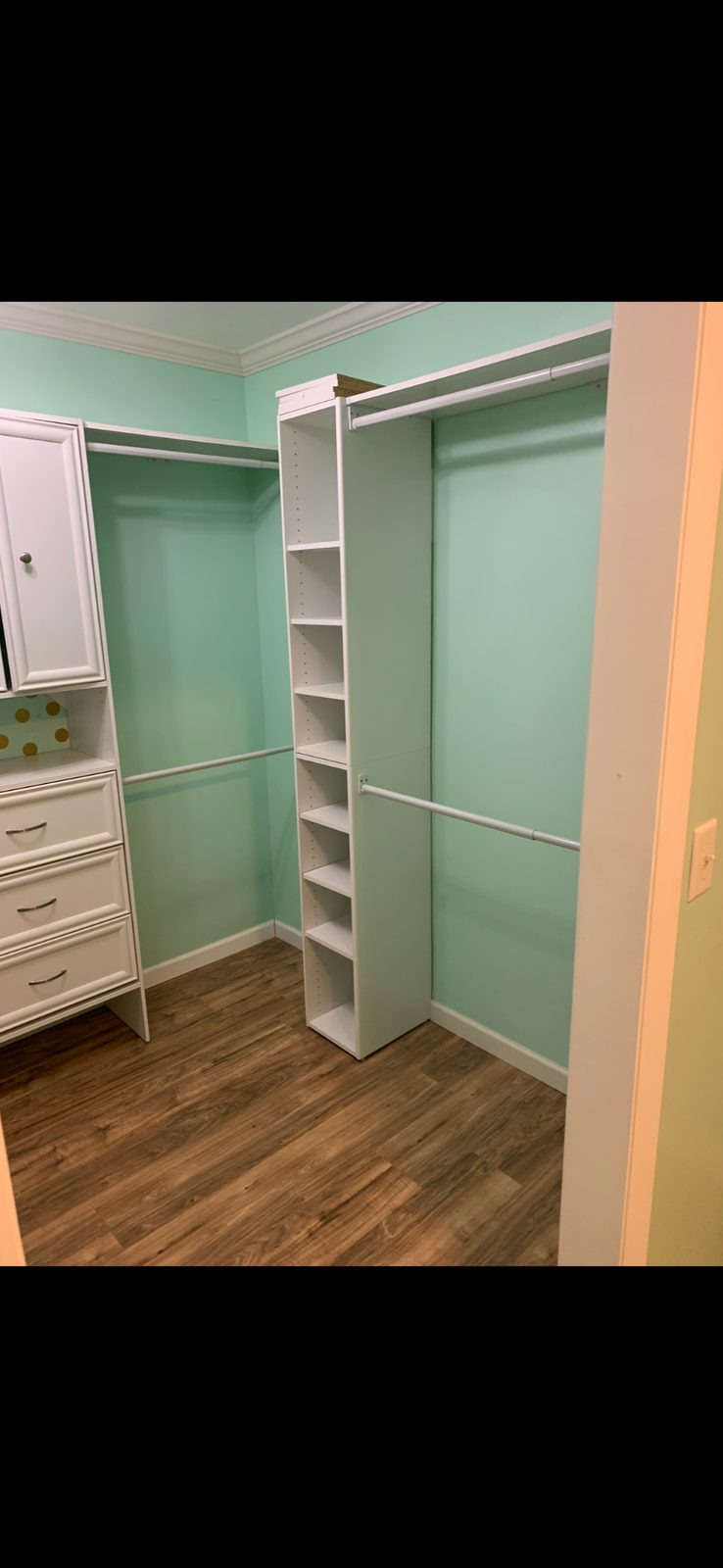 Custom closet built-in view three in Grand Rapids